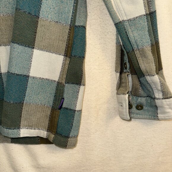 Patagonia Fjord Flannel Long Sleeve Button Shirt Men’s XXL Plaid Organic Cotton - Picture 2 of 7